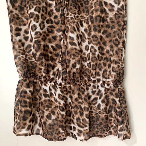 Guess size S leopard beach coverup - Picture 6 of 10